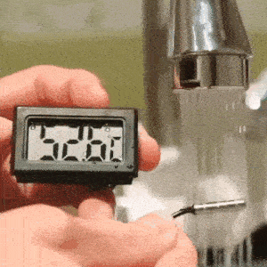 Rubinetto elettrico acqua calda temperatura