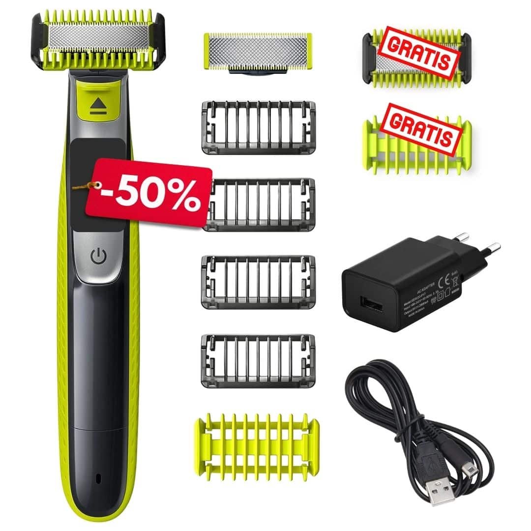 rasoio elettrico barba kit